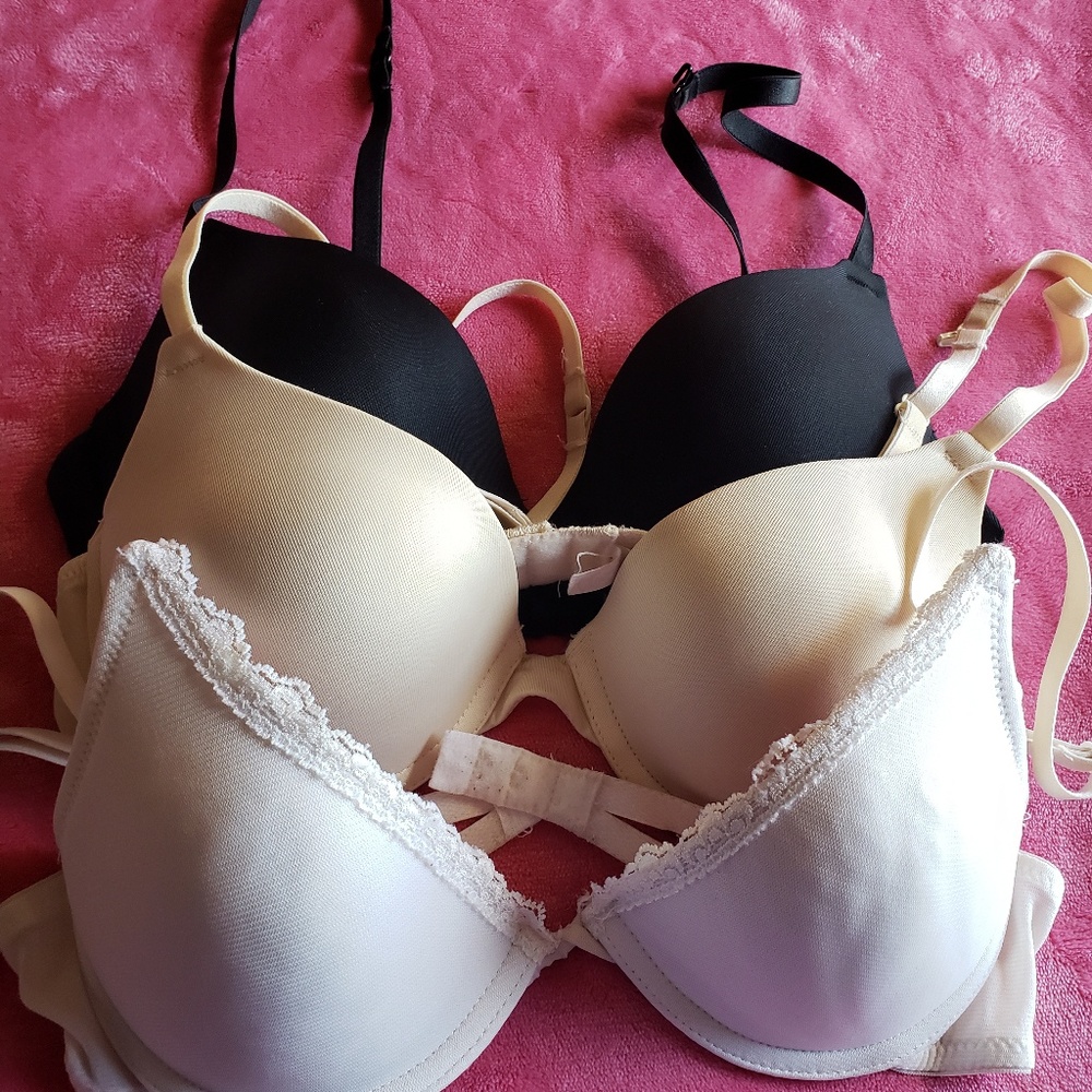 Lot of 3 brass size34B mixed brands